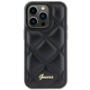 Guess nakładka do Samsung S23 FE GUHCS23FEPSQSQSK GUESS HC PU QUILTED METAL LOGO czarna