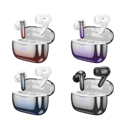 HOCO słuchawki bezprzewodowe bluetooth TWS ANC+ENC EQ16 czarne
