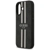Etui Guess 4G Printed Stripes MagSafe na iPhone 17 -czarne
