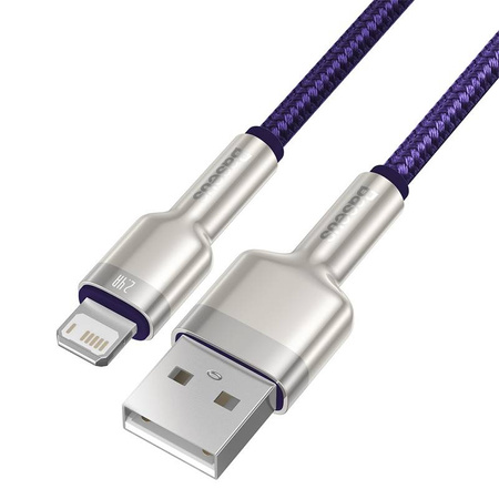 Baseus Cafule Series Metal Data Cable USB to IP 2.4A 1m Purple