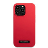 Original Case IPHONE 13 PRO Karl Lagerfeld Hardcase Silicone Plaque red