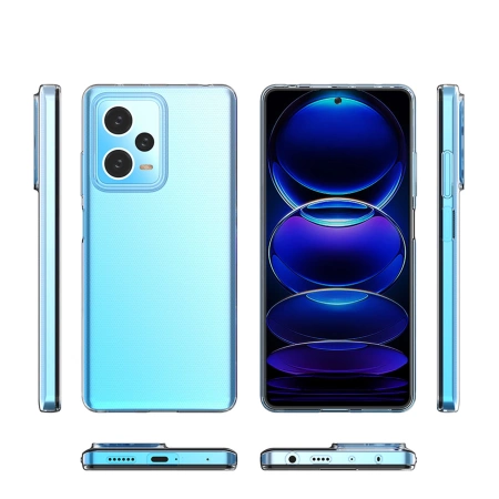 Ultra Clear 0,5 mm Hülle für Xiaomi Redmi Note 12 Pro+ dünne Abdeckung transparent