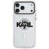 Karl Lagerfeld IML Karl Sketch Logo MagSafe Case for iPhone 17 Pro Max - Transparent