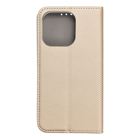Kabura Smart Case book do IPHONE 15 PRO złoty