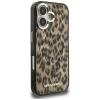 Karl Lagerfeld IML Leopard Pattern MagSafe Case für iPhone 16 - Braun