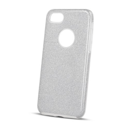 Nakładka Glitter 3w1 do iPhone 13 Mini 5,4&quot; srebrna