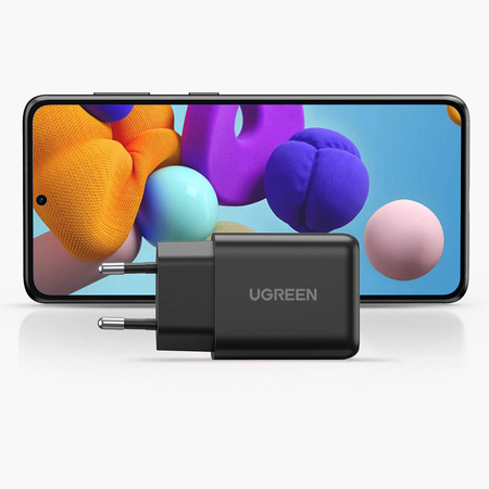 Ugreen ładowarka sieciowa USB-A QC3.0 18W czarna (CD122)