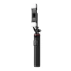 Selfie Stick WC12YDS Teleskopstativ 1,3 m aus Aluminiumlegierung mit Dual-Licht und Telefonhalter – Schwarz