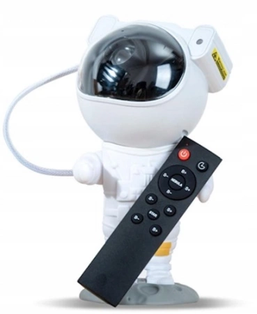 Projector stars and galaxy  - Astronaut White