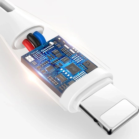 Dudao L2L USB-A / Lightning 3A Kabel 2m - Weiß