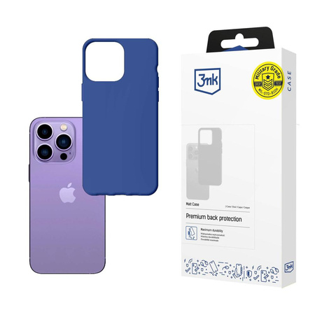 Apple iPhone 14 Pro - 3mk Matt Case blueberry