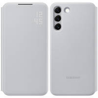 Samsung LED View Cover with LED display for Samsung Galaxy S22 + (S22 Plus) light gray (EF-NS906PJEGEE)