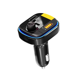 Yesido Transmiter FM Y45 MP3, Bluetooth - 2xUSB + Typ C + microSD - QC 18W PD 20W czarny