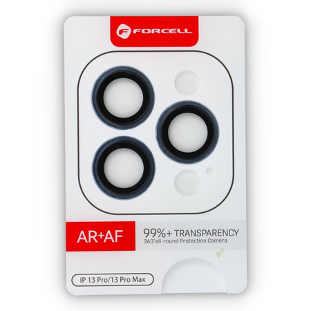 Szkło hartowane Forcell Premium do aparatu - do iPhone 13 Pro / 13 Pro Max Górski Błękit