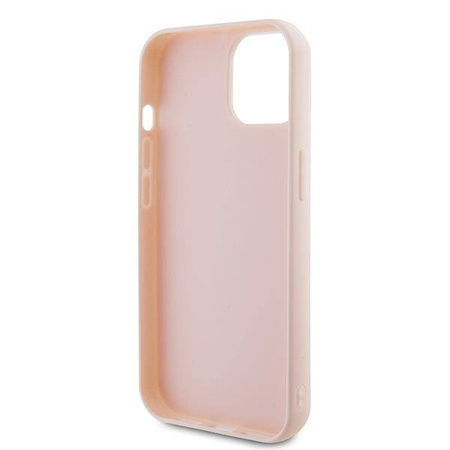 Karl Lagerfeld nakładka do iPhone 15 6,1" KLHCP15S3DMBKCP różowe HC 3D Logo Glitter