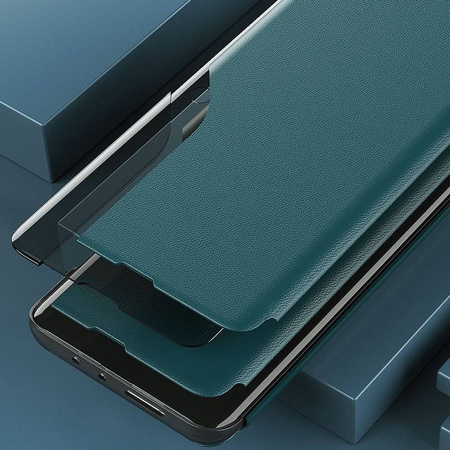 Eco Leather View Case elegancki futerał etui z klapką i funkcją podstawki Samsung Galaxy A72 4G fioletowy
