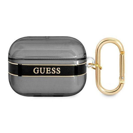 Etui APPLE AIRPODS PRO Guess AirPods Strap Collection (GUAPHHTSK) czarne