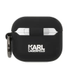 Etui Karl Lagerfeld Silicone Karl Head 3D na AirPods 3 - czarne