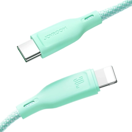 Kabel Joyroom Multi-Color Series SA34-CC3 USB-C / USB-C 60W szybki transfer 1m - fioletowy