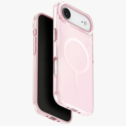 Etui UNIQ Clario do iPhone Air Magclick Charging różowy