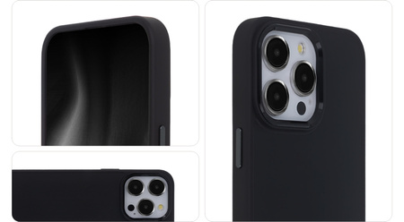 Nakładka Satin Touch do Samsung Galaxy A14 4G / A14 5G czarna