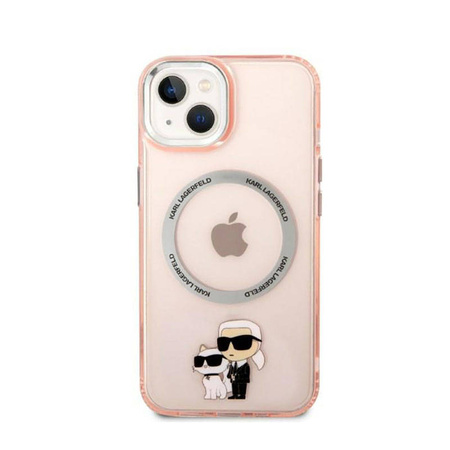 Karl Lagerfeld IML NFT Karl & Choupette MagSafe - Etui iPhone 14 Plus (różowy)