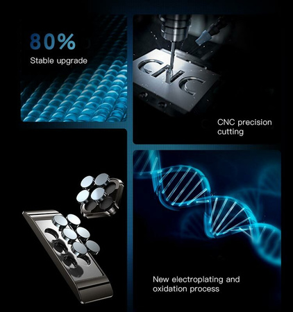 Yesido Uchwyt samochodowy magnetyczny C151 do deski czarny