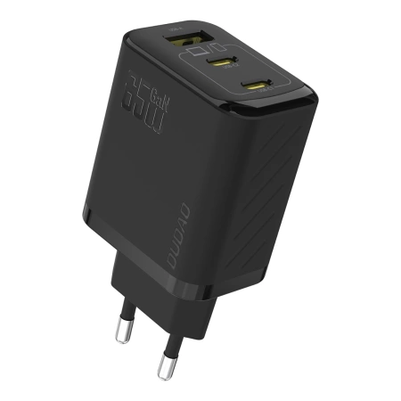Dudao A29C 65W GaN Wandladegerät + USB-C Kabel - Schwarz