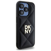 Original Case IPHONE 15 PRO DKNY Quilted Stack Logo (DKHCP15LPQDSLK) black