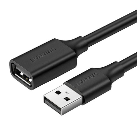 Ugreen kabel przewód przejściówka USB (żeński) - USB (męski) 2m czarny (10316)