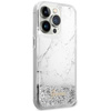 Guess GUHCP14XLCSGSGH iPhone 14 Pro Max 6.7" biały/white hardcase Liquid Glitter Marble