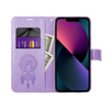 Kabura MEZZO Book do SAMSUNG A25 5G łapacz snów fioletowy