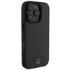 Mercedes nakładka do iPhone 16 Pro Max 6,9" MEHMP16X23RBARK Hardcase Textured And Plain Leather MagSafe czarna
