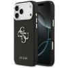 Guess Grained Big 4G Classic Logo case for iPhone 17 Pro Max - black