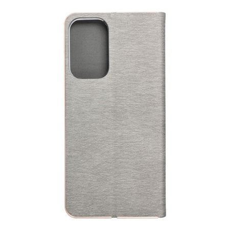 Kabura LUNA Book Gold do SAMSUNG A23 5G srebrny