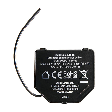 Relay EU868 for gen.3/4 Shelly LoRa Add-on