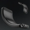 Carbon Case Flexibles Silikon für Xiaomi Redmi Note 14S - Schwarz