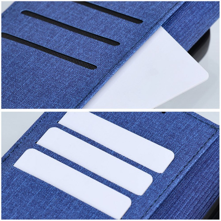 Kabura GOMMA Book do XIAOMI Redmi 14C niebieski