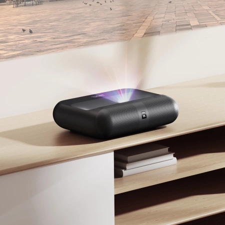 Projektor multimedialny Yaber K300s laserowy RGB FullHD 1080p z głośnikami JBL - czarny