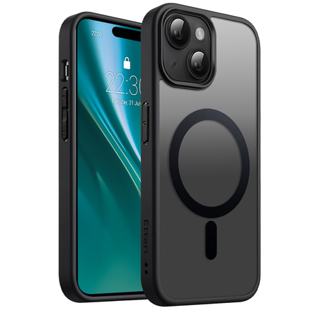 Nakładka Etteri Matt Mag do iPhone 14 6,1" czarna