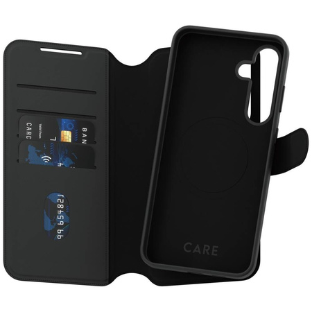 Case SAMSUNG GALAXY S25+ CARE by PanzerGlass Feature Tango 2in1 Wallet black