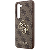 Oryginalne Etui GUESS Hardcase GUHCS24S4GMGBR do Samsung S24 (Leather 4G Metal Logo / brązowy)
