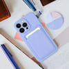 Futerał CARD CASE do IPHONE 16 Pro fioletowy