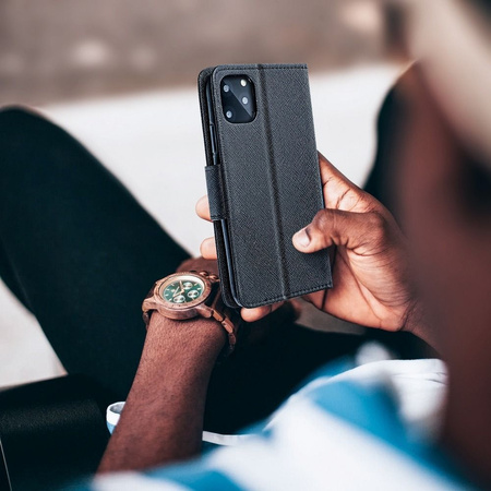 Etui do SAMSUNG GALAXY A01 Portfel Fancy czarne