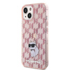 Karl Lagerfeld nakładka do iPhone 15 6,1" KLHCP15SHNCMKLP różowe HC IML C Monogram