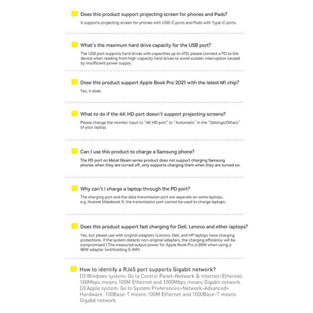Baseus Metal Gleam Series HUB 7 in 1 USB Type C Docking Station - 1 x HDMI / 1 x VGA / 3 x USB 3.2 Gen. 1/1 x Power Delivery / 1 x RJ-45 Ethernet Gray (WKWG040013)
