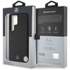 Schutzhülle SAMSUNG GALAXY S25 ULTRA Mercedes AMG Hardcase Leather Debossed Lines MagSafe schwarz