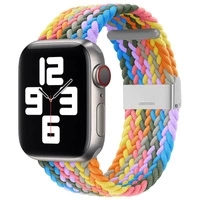 Geflochtenes Stoffarmband Armband Stoffband für Apple Watch 38 / 40 / 41 mm - Mehrfarbig