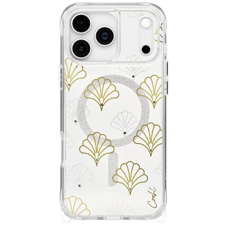 Etui UNIQ Coehl Maree do iPhone 17 Pro   Max Magnetic Charging srebrny