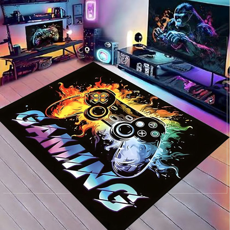 Mata ochronna pod krzesło wzór gamingowy 60 x 90 cm RC-K-1542